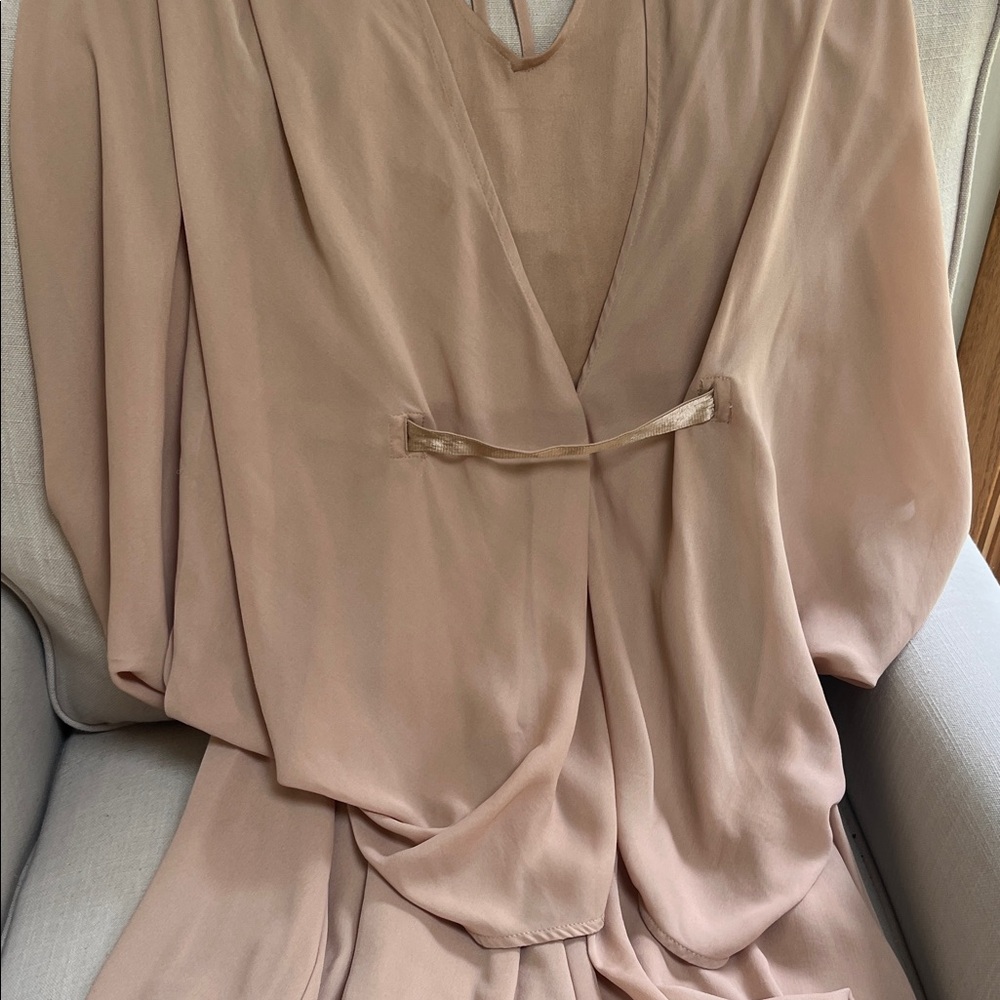 H&M Blush Pink Mini Dress Size 4 - Picture 5 of 7